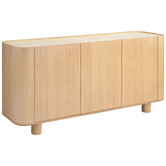 Temple &amp; Webster 150cm Premium Magnus Travertine Stone Sideboard