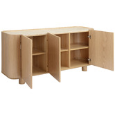 Temple &amp; Webster 150cm Premium Magnus Travertine Stone Sideboard