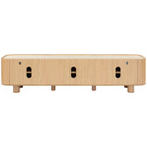 Temple &amp; Webster 180cm Premium Magnus Travertine Stone-Top TV Unit