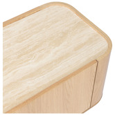 Temple &amp; Webster 180cm Premium Magnus Travertine Stone-Top TV Unit