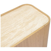 Temple &amp; Webster 150cm Premium Magnus Travertine Stone Sideboard