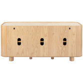 Temple &amp; Webster 150cm Premium Magnus Travertine Stone Sideboard