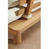 Temple &amp; Webster 5 Seater Clifton Acacia Wood Outdoor Modular Lounge Set