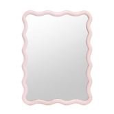 Temple &amp; Webster Ebba Wavy Timber Wall Mirror