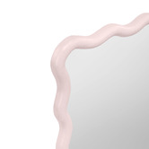 Temple &amp; Webster Ebba Wavy Timber Wall Mirror