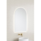 Temple &amp; Webster Vera Arch LED Wall Mirror with Defogger