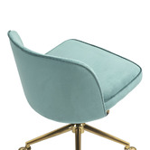 Temple &amp; Webster Juliet Velvet Home Office Chair