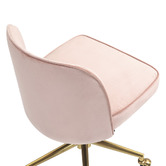 Temple &amp; Webster Juliet Velvet Home Office Chair