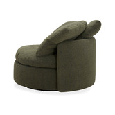 Temple &amp; Webster Mellow Premium Swivel Oversized Armchair