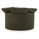 Temple &amp; Webster Mellow Premium Swivel Oversized Armchair