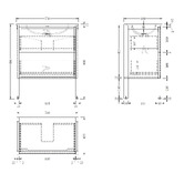 Temple &amp; Webster Cali 750mm Freestanding Vanity Package
