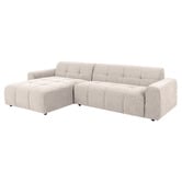 Temple &amp; Webster Quinn 4 Seater Upholstered Sofa with Reversible Chaise