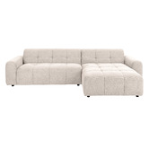 Temple &amp; Webster Quinn 4 Seater Upholstered Sofa with Reversible Chaise