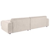 Temple &amp; Webster Quinn 4 Seater Upholstered Sofa with Reversible Chaise