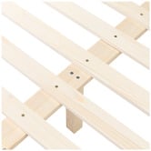 Temple &amp; Webster Sadie Wavy Pine Wood Bed