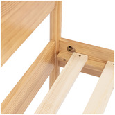 Temple &amp; Webster Sadie Wavy Pine Wood Bed