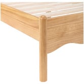 Temple &amp; Webster Sadie Wavy Pine Wood Bed