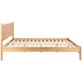 Temple &amp; Webster Sadie Wavy Pine Wood Bed