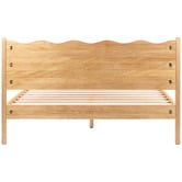 Temple &amp; Webster Sadie Wavy Pine Wood Bed