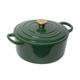 Temple &amp; Webster 4.3L Round Cast Iron Dutch Oven