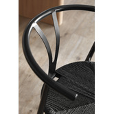 Temple &amp; Webster Elysia Wishbone Replica Metal Dining Chairs