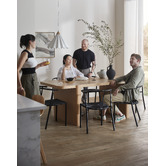 Temple &amp; Webster Elysia Wishbone Replica Metal Dining Chairs