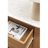 Temple &amp; Webster Carlton Faux Marble 3 Drawer Chest