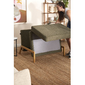 Temple &amp; Webster Brad Upholstered Single Sofa Bed