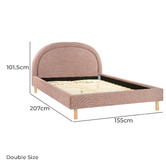 Temple &amp; Webster Archie Upholstered Bed