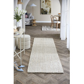 Temple &amp; Webster Natural Marlie Hand-Woven Wool-Blend Rug