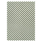 Temple &amp; Webster Olive Ada Check Machine Washable Rug