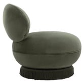 Temple &amp; Webster Hepburn Velvet Swivel Accent Chair