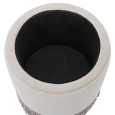 Temple &amp; Webster Hepburn Velvet Storage Ottoman