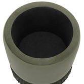 Temple &amp; Webster Hepburn Velvet Storage Ottoman