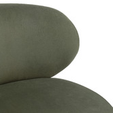 Temple &amp; Webster Hepburn Velvet Swivel Accent Chair