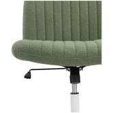 Temple &amp; Webster Camila Boucle Cross Legged Office Chair