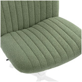 Temple &amp; Webster Camila Boucle Cross Legged Office Chair