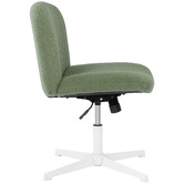 Temple &amp; Webster Camila Boucle Cross Legged Office Chair
