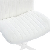 Temple &amp; Webster Camila Boucle Cross Legged Office Chair