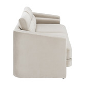 Temple &amp; Webster Giselle 3 Seater Velvet Sofa