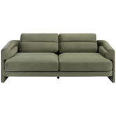 Temple &amp; Webster Giselle 3 Seater Velvet Sofa