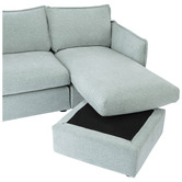 Temple &amp; Webster Thea 3 Seater Sofa with Reversible Chaise