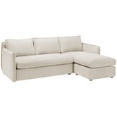 Temple &amp; Webster Thea 3 Seater Sofa with Reversible Chaise
