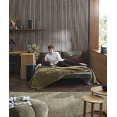 Temple &amp; Webster Brad Upholstered Double Sofa Bed