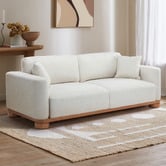 Temple &amp; Webster Shaw Premium 3 Seater Sofa