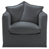 Temple &amp; Webster Montauk Slipcover Reversible Chaise Sofa &amp; Armchair Set