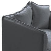 Temple &amp; Webster Montauk Slipcover Reversible Chaise Sofa &amp; Armchair Set