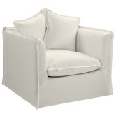 Temple &amp; Webster Montauk Upholstered Slipcover Armchair