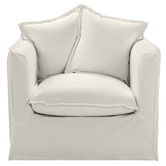 Temple &amp; Webster Montauk Upholstered Slipcover Armchair
