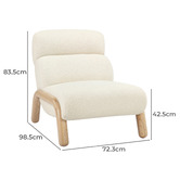 Temple &amp; Webster Sarge Teddy Accent Chair